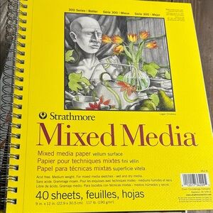 Yellow Mixed Media Paper Pad